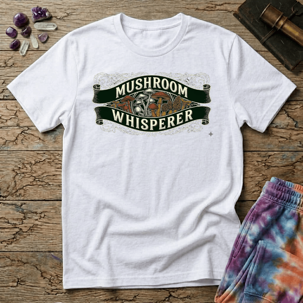 Printify T-Shirt Mushroom Whisperer T-Shirt Mushroom Magic Mushroom T-Shirt
