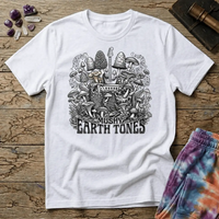 Printify T-Shirt Mushy Earth Tones T-Shirt Mushroom Magic Mushroom T-Shirt