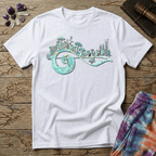 Printify T-Shirt Music Note Mushrooms Trees T-Shirt Mushroom Magic Mushroom T-Shirt