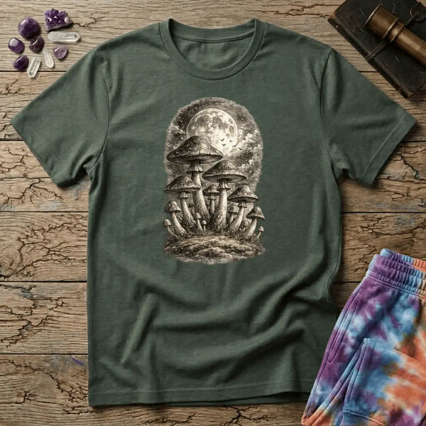 Mycelium Network Mushroom DJ T-Shirt