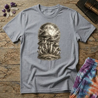 Printify T-Shirt Mycelium Network Mushroom DJ T-Shirt Mushroom Magic Mushroom T-Shirt