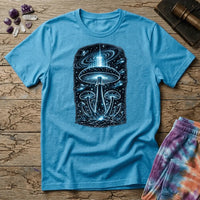 Printify T-Shirt Myco Spaceships Mushrooms T-Shirt Mushroom Magic Mushroom T-Shirt