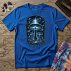 Printify T-Shirt Myco Spaceships Mushrooms T-Shirt Mushroom Magic Mushroom T-Shirt
