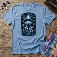 Printify T-Shirt Myco Spaceships Mushrooms T-Shirt Mushroom Magic Mushroom T-Shirt