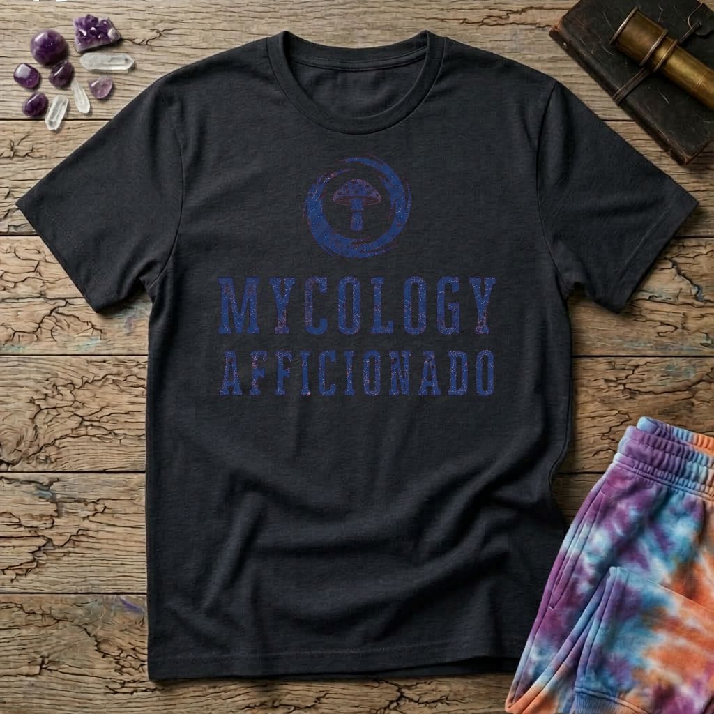 Printify T-Shirt Mycology Afficionado Mushroom T-Shirt Mushroom Magic Mushroom T-Shirt
