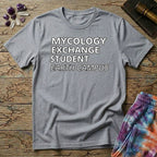 Printify T-Shirt Mycology Exchange Student Earth Campus T-Shirt Mushroom Magic Mushroom T-Shirt