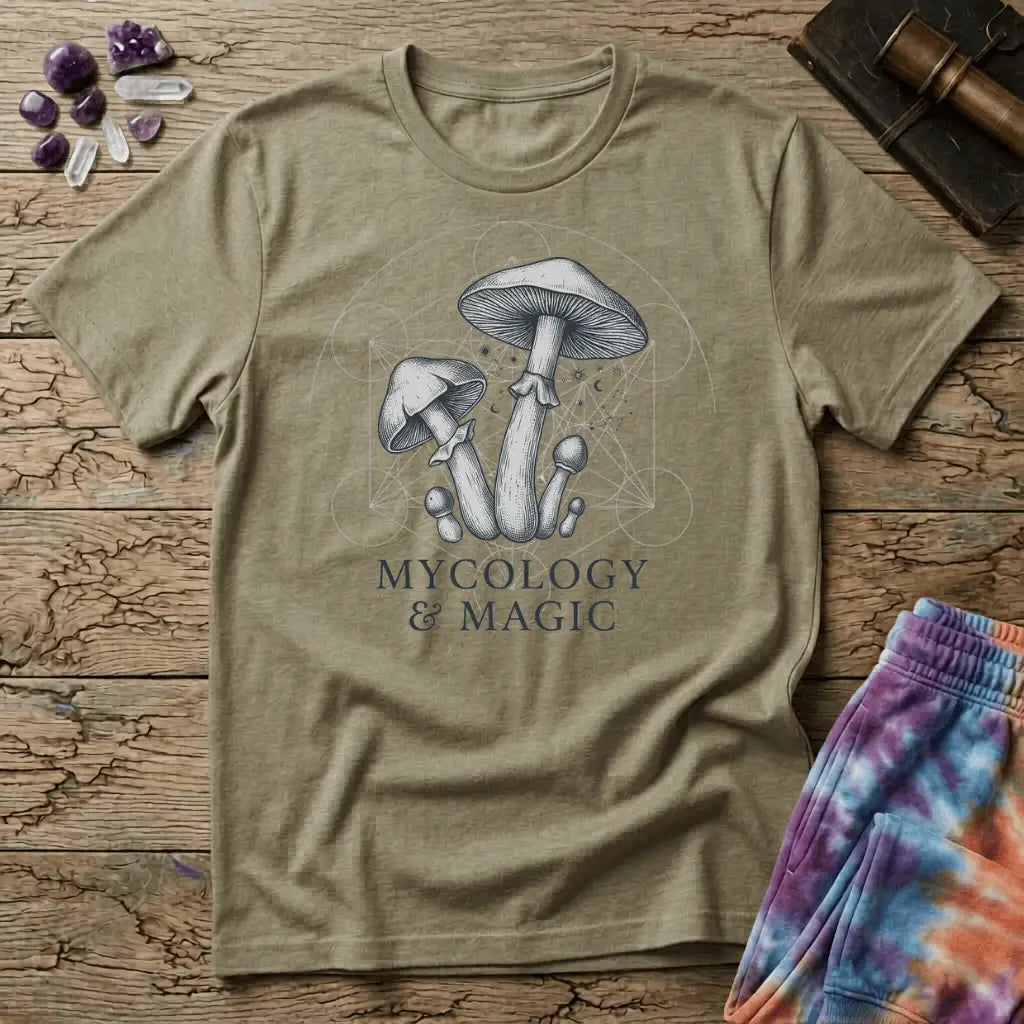 Printify T-Shirt Mycology & Magic Mushroom T-Shirt Mushroom Magic Mushroom T-Shirt