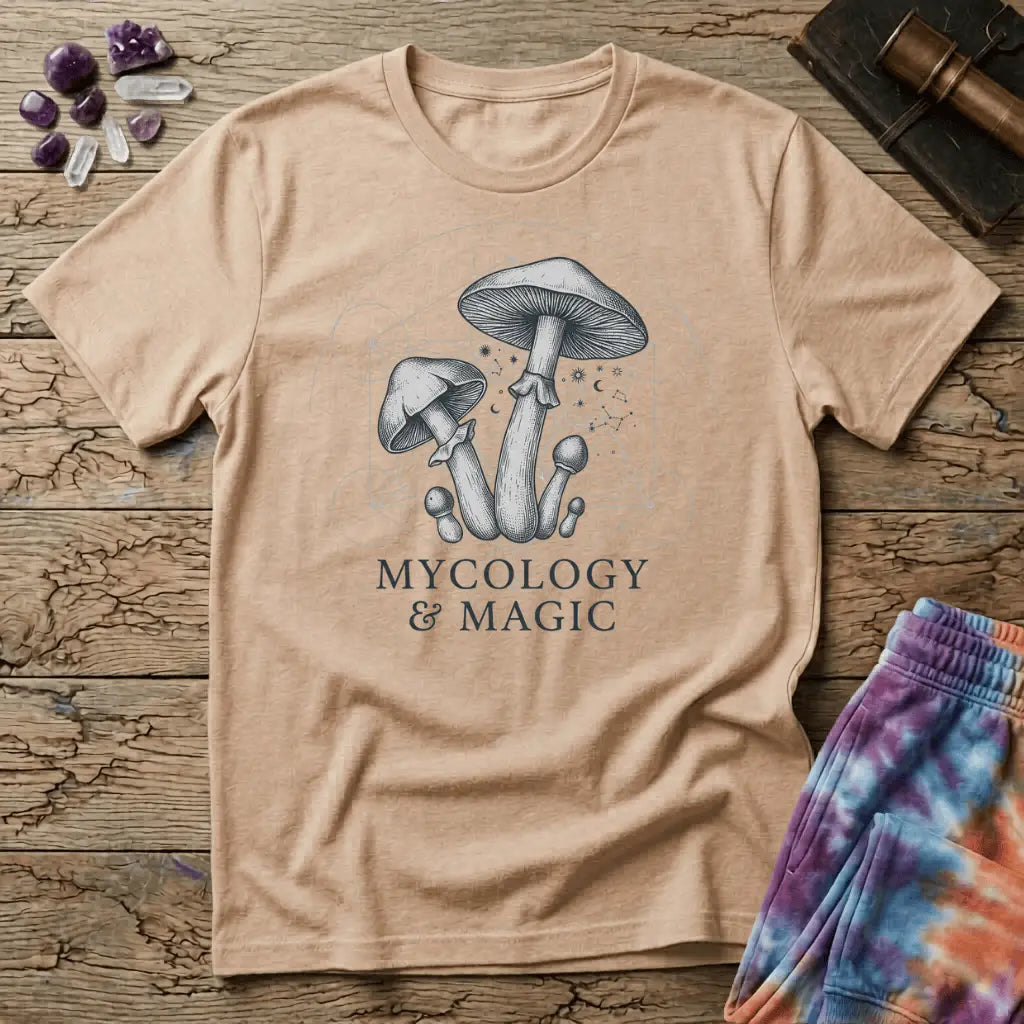 Printify T-Shirt Mycology & Magic Mushroom T-Shirt Mushroom Magic Mushroom T-Shirt