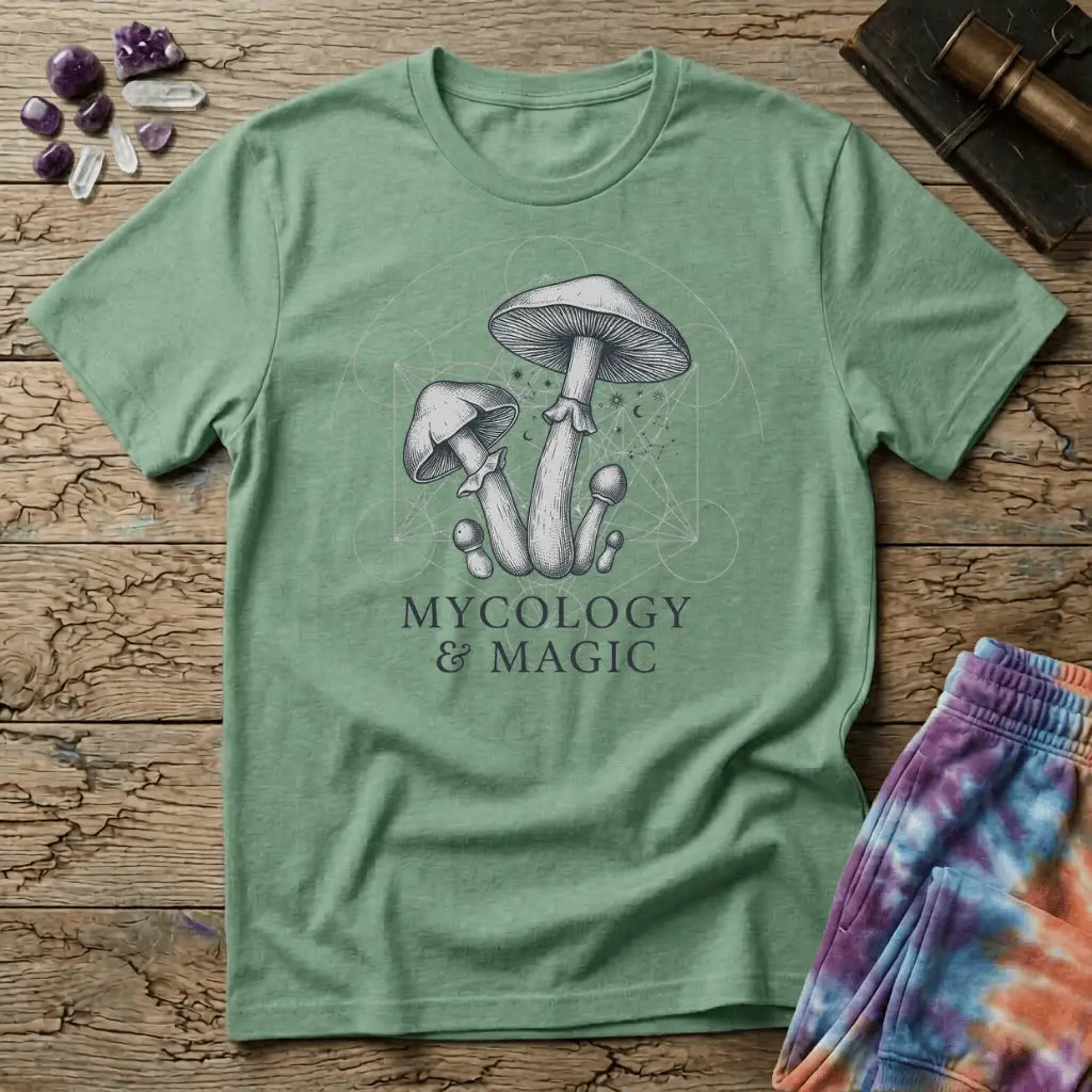 Printify T-Shirt Mycology & Magic Mushroom T-Shirt Mushroom Magic Mushroom T-Shirt