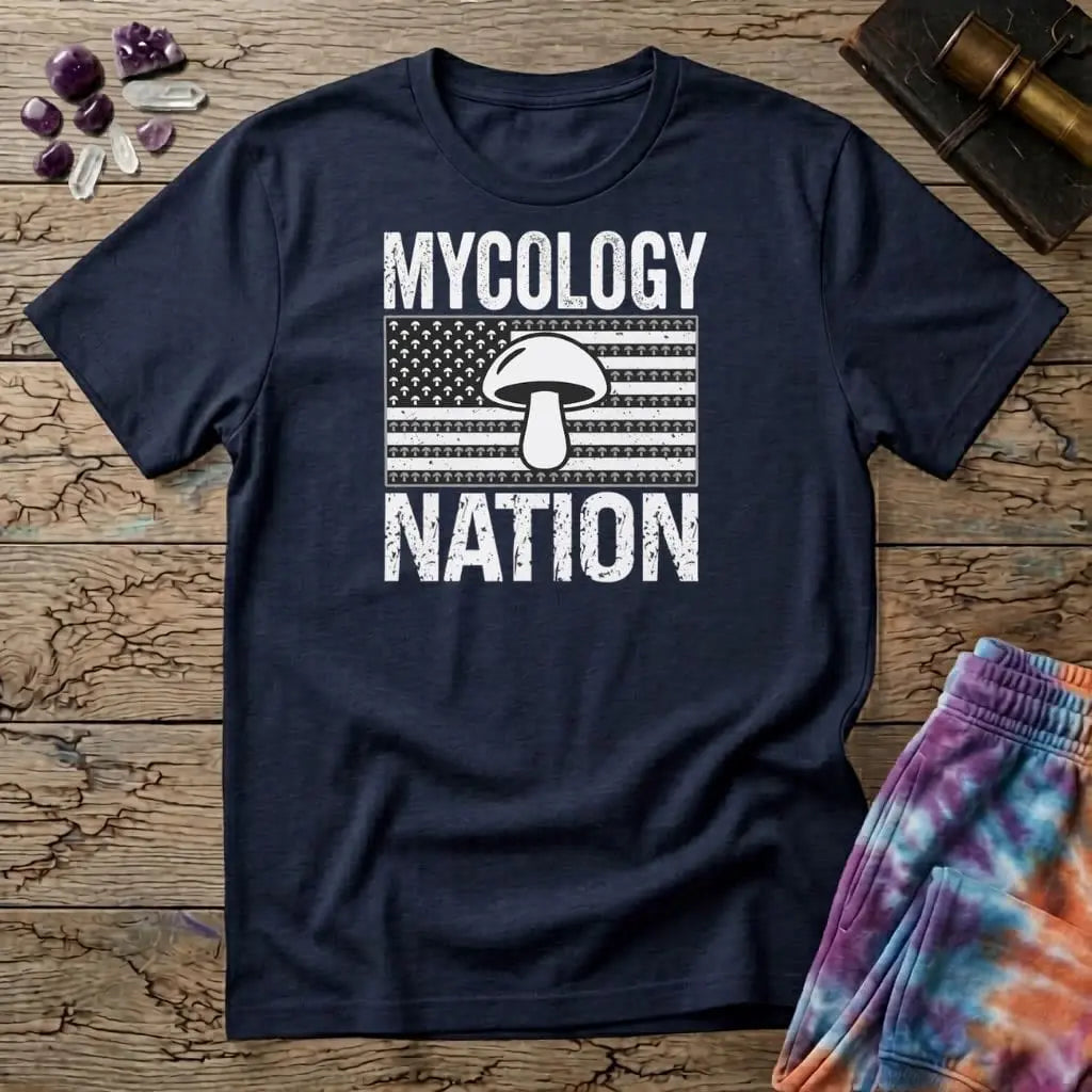 Printify T-Shirt Mycology Nation Mushroom T-Shirt Mushroom Magic Mushroom T-Shirt