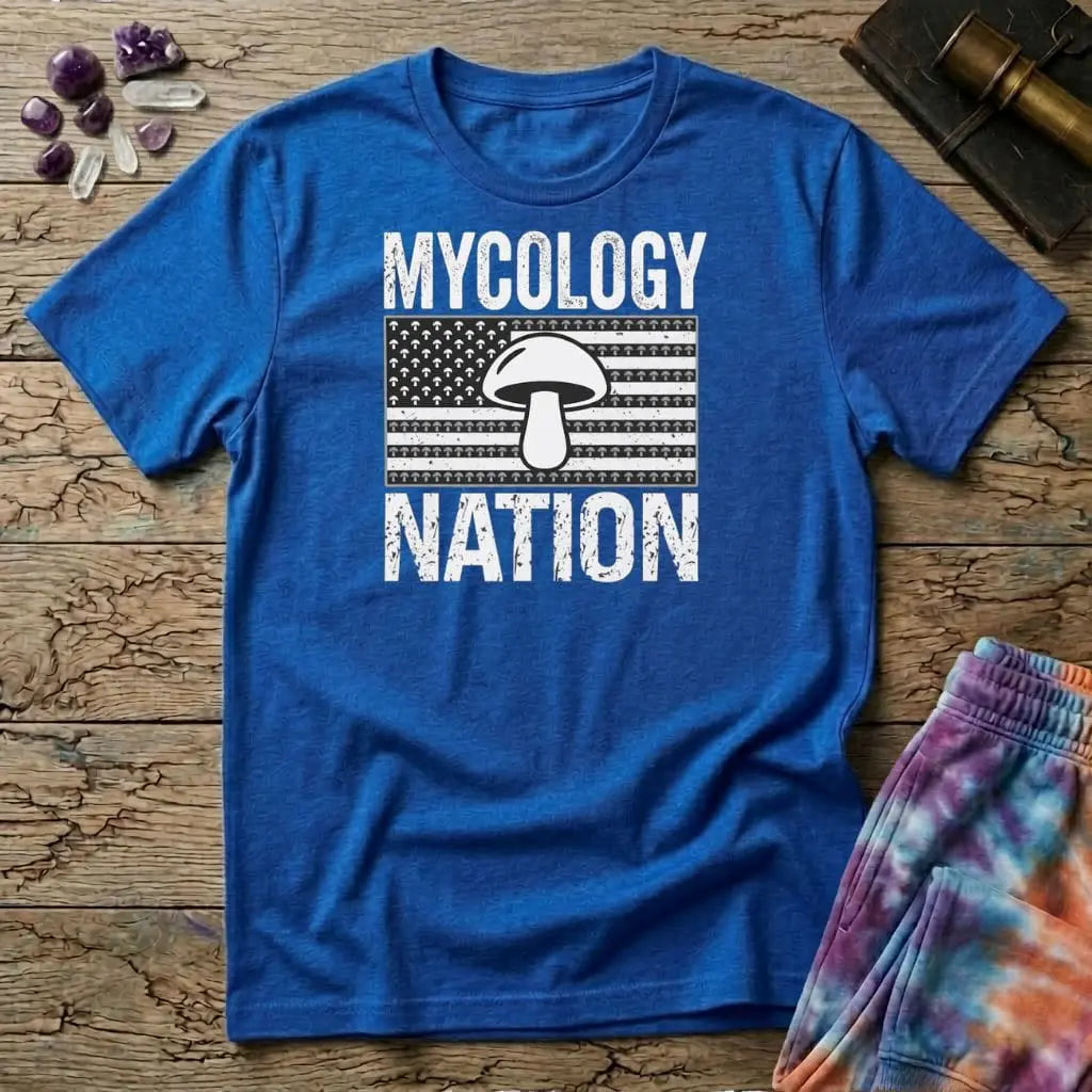 Printify T-Shirt Mycology Nation Mushroom T-Shirt Mushroom Magic Mushroom T-Shirt