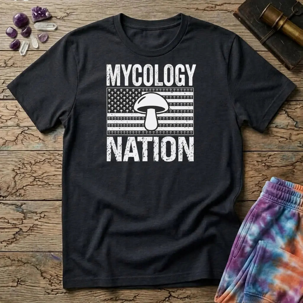 Printify T-Shirt Mycology Nation Mushroom T-Shirt Mushroom Magic Mushroom T-Shirt
