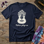 Printify T-Shirt Nature Plays On Mushroom Guitar T-Shirt Mushroom Magic Mushroom T-Shirt