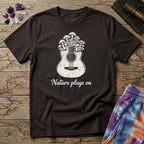 Printify T-Shirt Nature Plays On Mushroom Guitar T-Shirt Mushroom Magic Mushroom T-Shirt