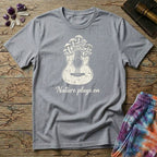 Printify T-Shirt Nature Plays On Mushroom Guitar T-Shirt Mushroom Magic Mushroom T-Shirt