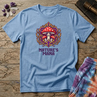 Printify T-Shirt Nature's Mana Mushroom T-Shirt Mushroom Magic Mushroom T-Shirt
