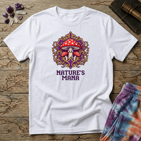 Printify T-Shirt Nature's Mana Mushroom T-Shirt Mushroom Magic Mushroom T-Shirt