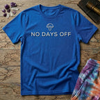 Printify T-Shirt No Days Off Mushroom T-Shirt Mushroom Magic Mushroom T-Shirt