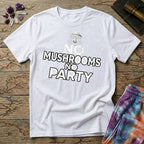 Printify T-Shirt No Mushrooms No Party T-Shirt Mushroom Magic Mushroom T-Shirt