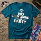 Printify T-Shirt No Mushrooms No Party T-Shirt Mushroom Magic Mushroom T-Shirt