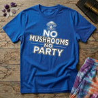Printify T-Shirt No Mushrooms No Party T-Shirt Mushroom Magic Mushroom T-Shirt