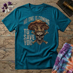Printify T-Shirt No One Is Coming To Save You T-Shirt Mushroom Magic Mushroom T-Shirt