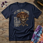 Printify T-Shirt No One Is Coming To Save You T-Shirt Mushroom Magic Mushroom T-Shirt