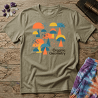 Printify T-Shirt Organic Geometry Mushroom T-Shirt Mushroom Magic Mushroom T-Shirt