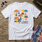 Printify T-Shirt Organic Geometry Mushroom T-Shirt Mushroom Magic Mushroom T-Shirt