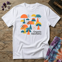 Printify T-Shirt Organic Geometry Mushroom T-Shirt Mushroom Magic Mushroom T-Shirt