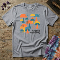 Printify T-Shirt Organic Geometry Mushroom T-Shirt Mushroom Magic Mushroom T-Shirt