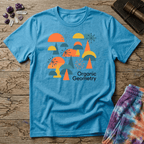 Printify T-Shirt Organic Geometry Mushroom T-Shirt Mushroom Magic Mushroom T-Shirt