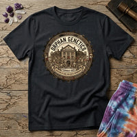 Printify T-Shirt Orphan Genetics Mushroom Mycology Thornton Colorado T-Shirt Mushroom Magic Mushroom T-Shirt