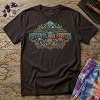 Printify T-Shirt Patients Over Profits Mushroom T-Shirt Mushroom Magic Mushroom T-Shirt