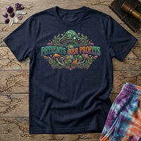 Printify T-Shirt Patients Over Profits Mushroom T-Shirt Mushroom Magic Mushroom T-Shirt