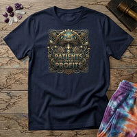 Printify T-Shirt Patients Over Profits Too T-Shirt Mushroom Magic Mushroom T-Shirt