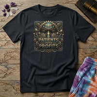 Printify T-Shirt Patients Over Profits Too T-Shirt Mushroom Magic Mushroom T-Shirt