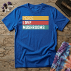 Printify T-Shirt Peace Love Mushrooms T-Shirt Mushroom Magic Mushroom T-Shirt