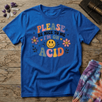 Printify T-Shirt Please Be Nice Acid T-Shirt Mushroom Magic Mushroom T-Shirt