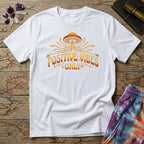 Printify T-Shirt Positive Vibes Only Mushroom T-Shirt Mushroom Magic Mushroom T-Shirt