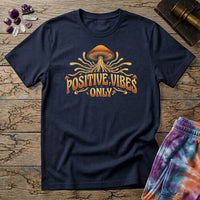 Printify T-Shirt Positive Vibes Only Mushroom T-Shirt Mushroom Magic Mushroom T-Shirt