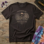 Printify T-Shirt Powered By Mycelium Mushroom T-Shirt Mushroom Magic Mushroom T-Shirt