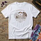 Printify T-Shirt Powered By Mycelium Mushroom T-Shirt Mushroom Magic Mushroom T-Shirt