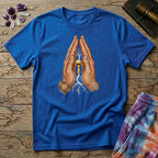 Printify T-Shirt Pray For Mushrooms T-Shirt Mushroom Magic Mushroom T-Shirt