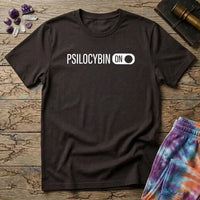 Printify T-Shirt Psilocybin On Mushroom T-Shirt Mushroom Magic Mushroom T-Shirt