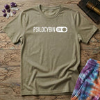 Printify T-Shirt Psilocybin On Mushroom T-Shirt Mushroom Magic Mushroom T-Shirt