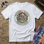 Printify T-Shirt Psychedelic Research Volunteer Mushroom T-Shirt Mushroom Magic Mushroom T-Shirt