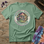 Printify T-Shirt Psychedelic Research Volunteer Mushroom T-Shirt Mushroom Magic Mushroom T-Shirt