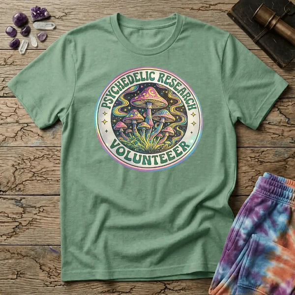 Psychedelic Research Volunteer Mushroom T-Shirt