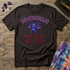 Printify T-Shirt Psychedelic Support Demon T-Shirt Mushroom Magic Mushroom T-Shirt